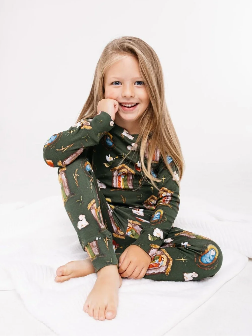 Holy Pals Nativity Luke 2 Christmas Pajama Set – Size 10